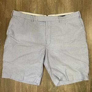 Polo Ralph Lauren light blue cotton flat front chino shorts size 40